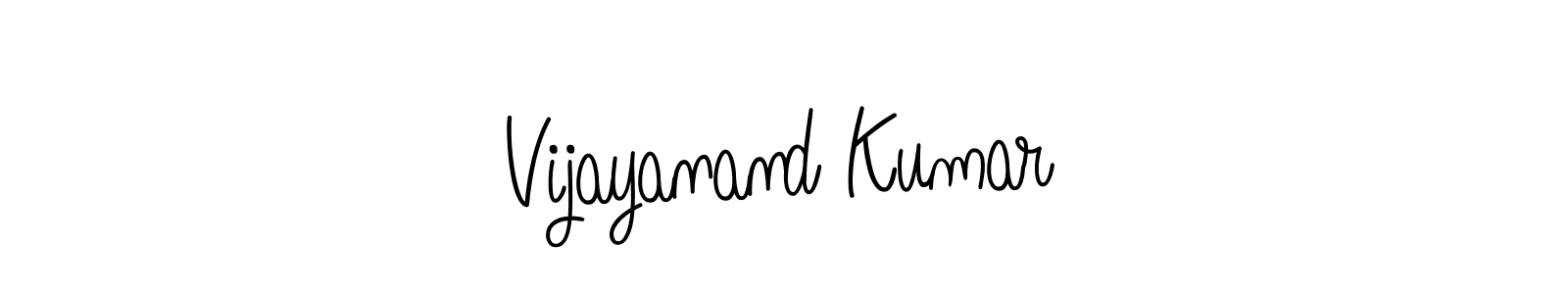 You can use this online signature creator to create a handwritten signature for the name Vijayanand Kumar. This is the best online autograph maker. Vijayanand Kumar signature style 5 images and pictures png