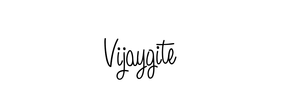 Also we have Vijaygite name is the best signature style. Create professional handwritten signature collection using Angelique-Rose-font-FFP autograph style. Vijaygite signature style 5 images and pictures png