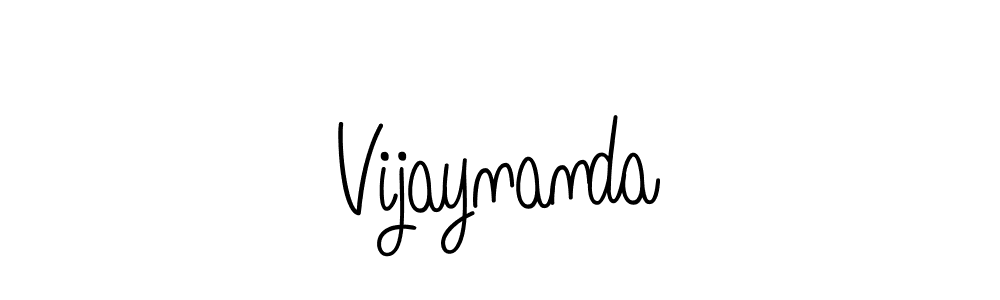 The best way (Angelique-Rose-font-FFP) to make a short signature is to pick only two or three words in your name. The name Vijaynanda include a total of six letters. For converting this name. Vijaynanda signature style 5 images and pictures png