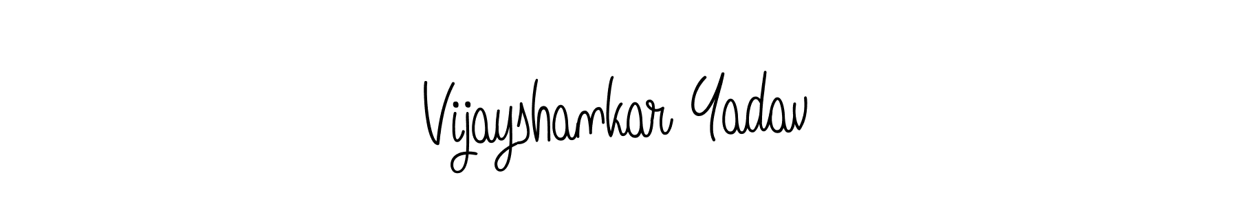 You can use this online signature creator to create a handwritten signature for the name Vijayshankar Yadav. This is the best online autograph maker. Vijayshankar Yadav signature style 5 images and pictures png