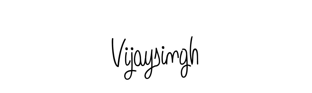 How to make Vijaysingh name signature. Use Angelique-Rose-font-FFP style for creating short signs online. This is the latest handwritten sign. Vijaysingh signature style 5 images and pictures png