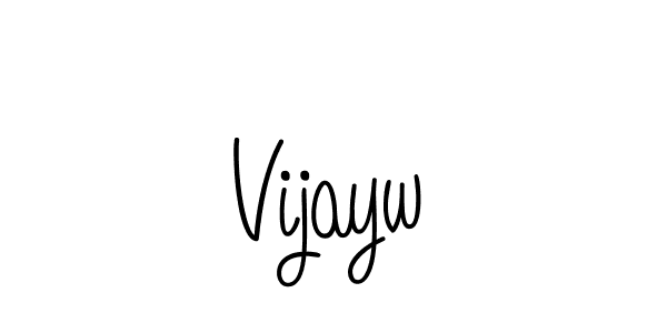 Vijayw stylish signature style. Best Handwritten Sign (Angelique-Rose-font-FFP) for my name. Handwritten Signature Collection Ideas for my name Vijayw. Vijayw signature style 5 images and pictures png