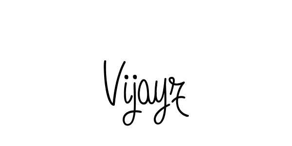 You should practise on your own different ways (Angelique-Rose-font-FFP) to write your name (Vijayz) in signature. don't let someone else do it for you. Vijayz signature style 5 images and pictures png