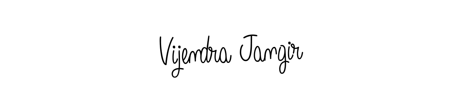 This is the best signature style for the Vijendra Jangir name. Also you like these signature font (Angelique-Rose-font-FFP). Mix name signature. Vijendra Jangir signature style 5 images and pictures png