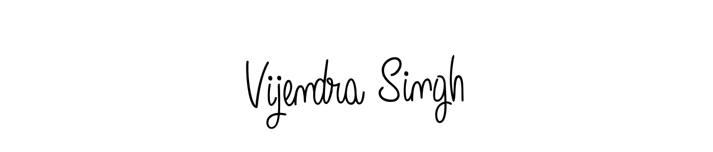 Design your own signature with our free online signature maker. With this signature software, you can create a handwritten (Angelique-Rose-font-FFP) signature for name Vijendra Singh. Vijendra Singh signature style 5 images and pictures png