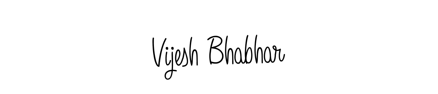 Similarly Angelique-Rose-font-FFP is the best handwritten signature design. Signature creator online .You can use it as an online autograph creator for name Vijesh Bhabhar. Vijesh Bhabhar signature style 5 images and pictures png