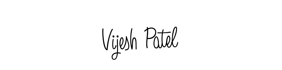 if you are searching for the best signature style for your name Vijesh Patel. so please give up your signature search. here we have designed multiple signature styles  using Angelique-Rose-font-FFP. Vijesh Patel signature style 5 images and pictures png