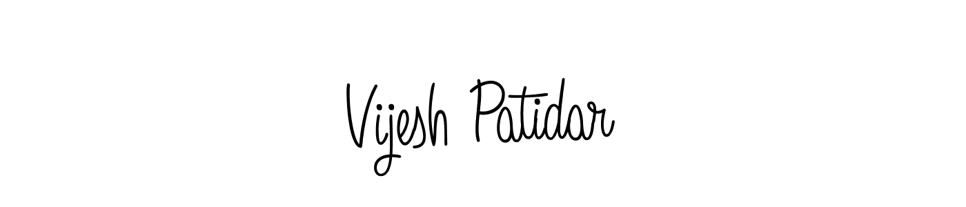 Make a short Vijesh Patidar signature style. Manage your documents anywhere anytime using Angelique-Rose-font-FFP. Create and add eSignatures, submit forms, share and send files easily. Vijesh Patidar signature style 5 images and pictures png