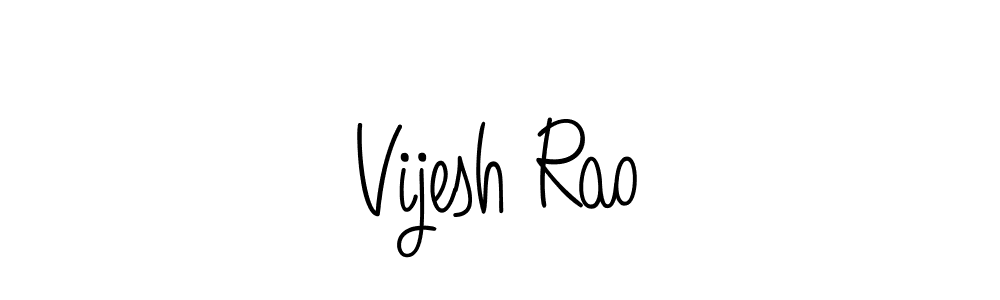 Best and Professional Signature Style for Vijesh Rao. Angelique-Rose-font-FFP Best Signature Style Collection. Vijesh Rao signature style 5 images and pictures png