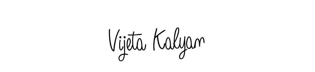Once you've used our free online signature maker to create your best signature Angelique-Rose-font-FFP style, it's time to enjoy all of the benefits that Vijeta Kalyan name signing documents. Vijeta Kalyan signature style 5 images and pictures png