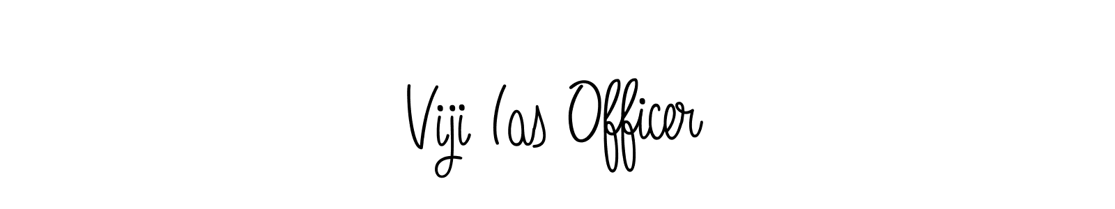 How to make Viji Ias Officer signature? Angelique-Rose-font-FFP is a professional autograph style. Create handwritten signature for Viji Ias Officer name. Viji Ias Officer signature style 5 images and pictures png