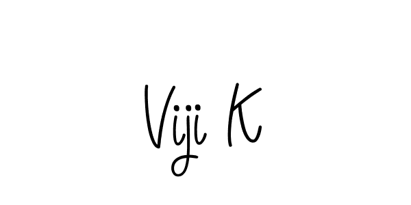 Make a short Viji K signature style. Manage your documents anywhere anytime using Angelique-Rose-font-FFP. Create and add eSignatures, submit forms, share and send files easily. Viji K signature style 5 images and pictures png