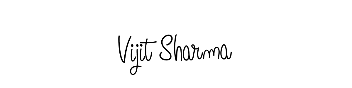 It looks lik you need a new signature style for name Vijit Sharma. Design unique handwritten (Angelique-Rose-font-FFP) signature with our free signature maker in just a few clicks. Vijit Sharma signature style 5 images and pictures png