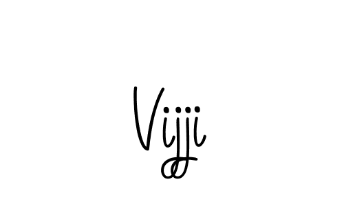 Make a beautiful signature design for name Vijji. Use this online signature maker to create a handwritten signature for free. Vijji signature style 5 images and pictures png