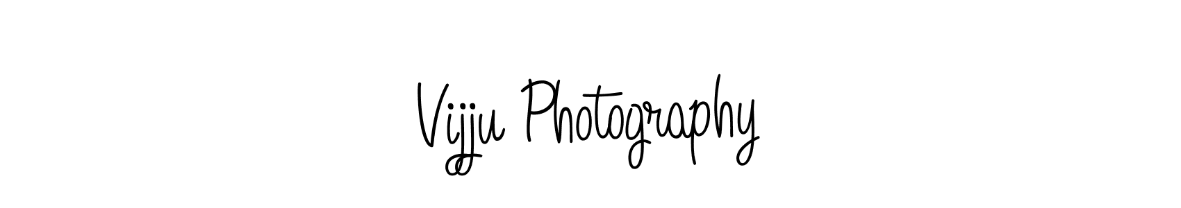 How to make Vijju Photography name signature. Use Angelique-Rose-font-FFP style for creating short signs online. This is the latest handwritten sign. Vijju Photography signature style 5 images and pictures png