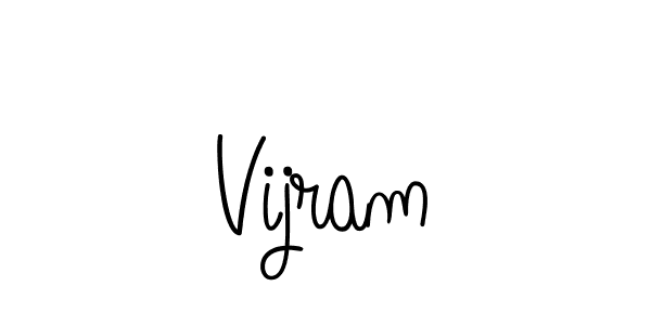 How to make Vijram signature? Angelique-Rose-font-FFP is a professional autograph style. Create handwritten signature for Vijram name. Vijram signature style 5 images and pictures png