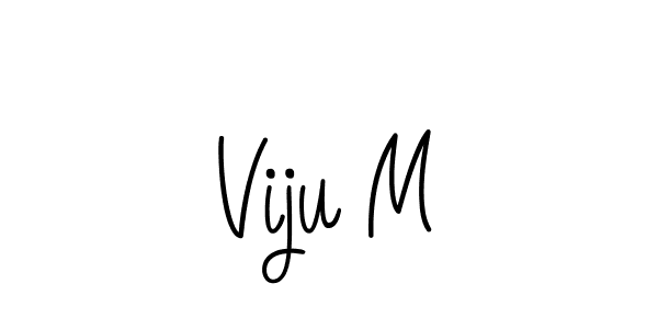 Also You can easily find your signature by using the search form. We will create Viju M name handwritten signature images for you free of cost using Angelique-Rose-font-FFP sign style. Viju M signature style 5 images and pictures png