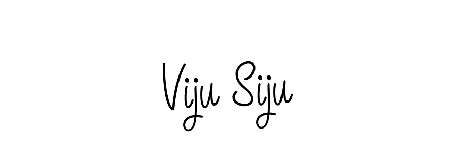 Create a beautiful signature design for name Viju Siju. With this signature (Angelique-Rose-font-FFP) fonts, you can make a handwritten signature for free. Viju Siju signature style 5 images and pictures png