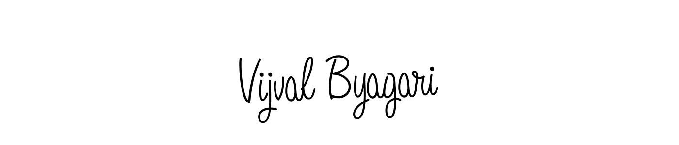 if you are searching for the best signature style for your name Vijval Byagari. so please give up your signature search. here we have designed multiple signature styles  using Angelique-Rose-font-FFP. Vijval Byagari signature style 5 images and pictures png