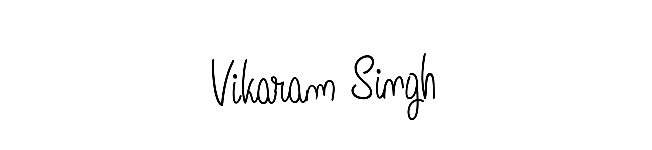 How to Draw Vikaram Singh signature style? Angelique-Rose-font-FFP is a latest design signature styles for name Vikaram Singh. Vikaram Singh signature style 5 images and pictures png