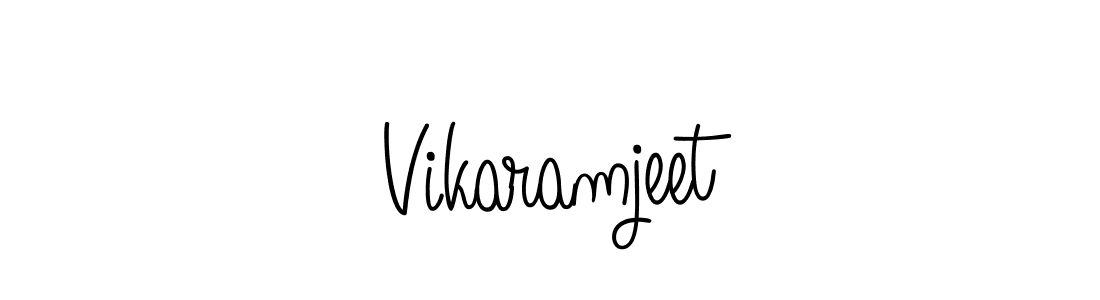 Also we have Vikaramjeet name is the best signature style. Create professional handwritten signature collection using Angelique-Rose-font-FFP autograph style. Vikaramjeet signature style 5 images and pictures png