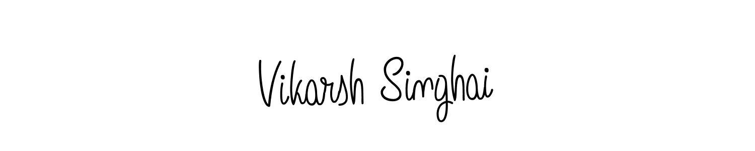 Design your own signature with our free online signature maker. With this signature software, you can create a handwritten (Angelique-Rose-font-FFP) signature for name Vikarsh Singhai. Vikarsh Singhai signature style 5 images and pictures png