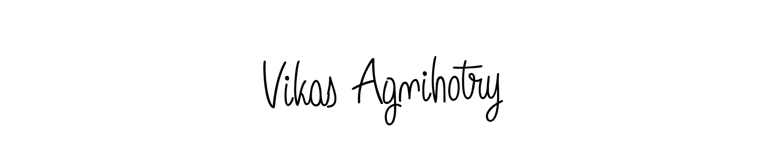 Also we have Vikas Agnihotry name is the best signature style. Create professional handwritten signature collection using Angelique-Rose-font-FFP autograph style. Vikas Agnihotry signature style 5 images and pictures png