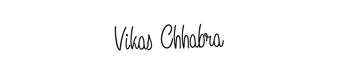 How to make Vikas Chhabra signature? Angelique-Rose-font-FFP is a professional autograph style. Create handwritten signature for Vikas Chhabra name. Vikas Chhabra signature style 5 images and pictures png