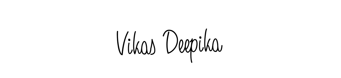 Here are the top 10 professional signature styles for the name Vikas Deepika. These are the best autograph styles you can use for your name. Vikas Deepika signature style 5 images and pictures png