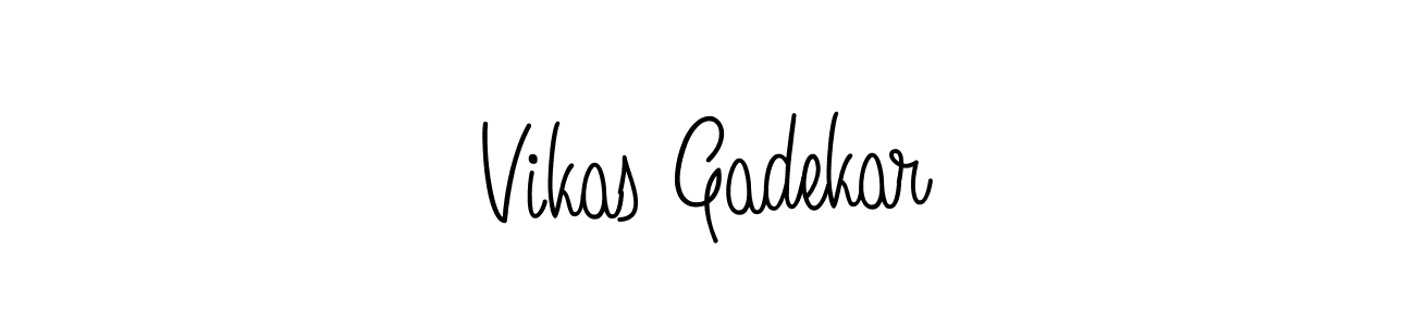 Also we have Vikas Gadekar name is the best signature style. Create professional handwritten signature collection using Angelique-Rose-font-FFP autograph style. Vikas Gadekar signature style 5 images and pictures png