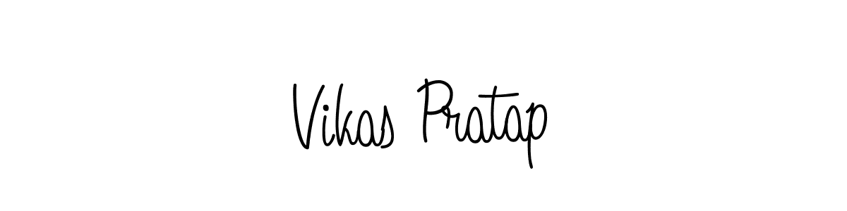 Vikas Pratap stylish signature style. Best Handwritten Sign (Angelique-Rose-font-FFP) for my name. Handwritten Signature Collection Ideas for my name Vikas Pratap. Vikas Pratap signature style 5 images and pictures png