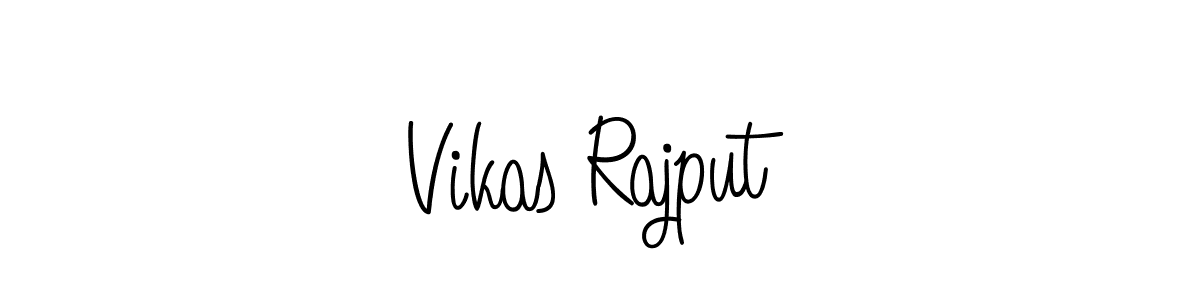 Design your own signature with our free online signature maker. With this signature software, you can create a handwritten (Angelique-Rose-font-FFP) signature for name Vikas Rajput. Vikas Rajput signature style 5 images and pictures png