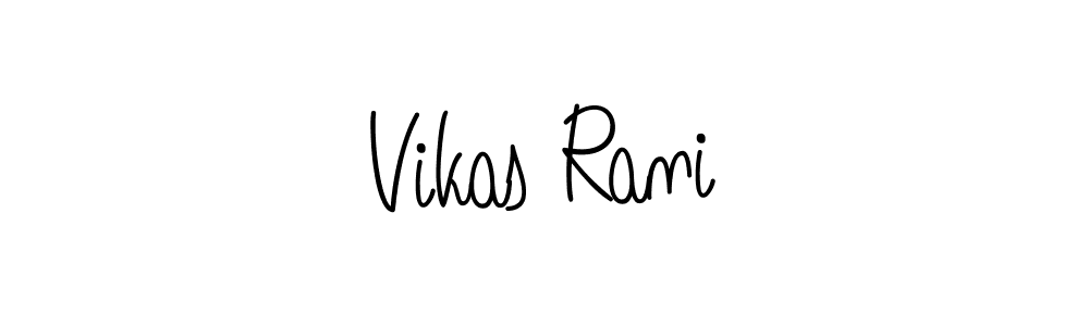 How to Draw Vikas Rani signature style? Angelique-Rose-font-FFP is a latest design signature styles for name Vikas Rani. Vikas Rani signature style 5 images and pictures png