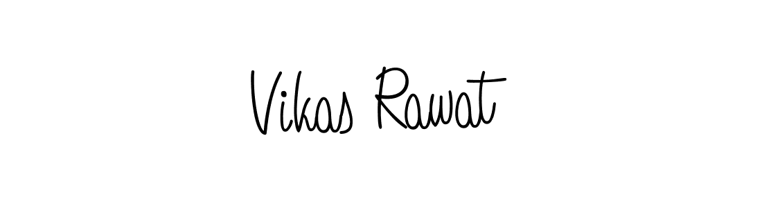 How to make Vikas Rawat name signature. Use Angelique-Rose-font-FFP style for creating short signs online. This is the latest handwritten sign. Vikas Rawat signature style 5 images and pictures png