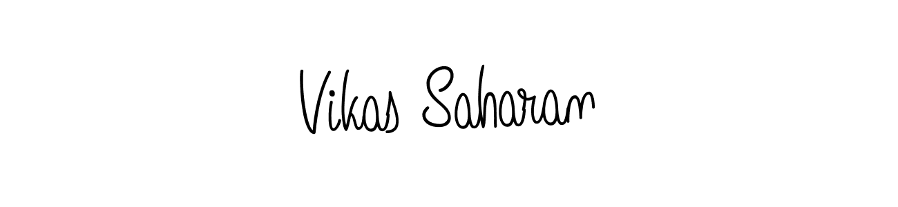 Create a beautiful signature design for name Vikas Saharan. With this signature (Angelique-Rose-font-FFP) fonts, you can make a handwritten signature for free. Vikas Saharan signature style 5 images and pictures png