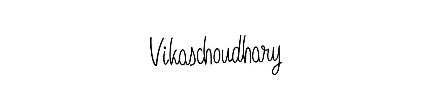 Create a beautiful signature design for name Vikaschoudhary. With this signature (Angelique-Rose-font-FFP) fonts, you can make a handwritten signature for free. Vikaschoudhary signature style 5 images and pictures png