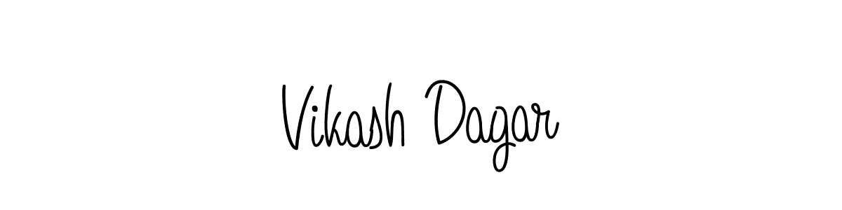 How to make Vikash Dagar signature? Angelique-Rose-font-FFP is a professional autograph style. Create handwritten signature for Vikash Dagar name. Vikash Dagar signature style 5 images and pictures png