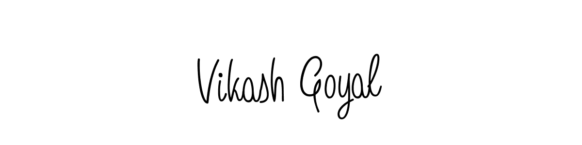 Vikash Goyal stylish signature style. Best Handwritten Sign (Angelique-Rose-font-FFP) for my name. Handwritten Signature Collection Ideas for my name Vikash Goyal. Vikash Goyal signature style 5 images and pictures png