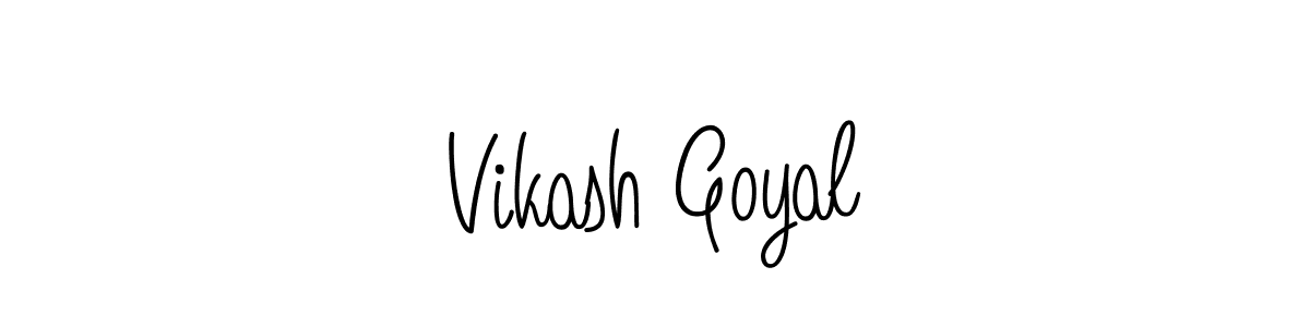 Vikash Goyal stylish signature style. Best Handwritten Sign (Angelique-Rose-font-FFP) for my name. Handwritten Signature Collection Ideas for my name Vikash Goyal. Vikash Goyal signature style 5 images and pictures png