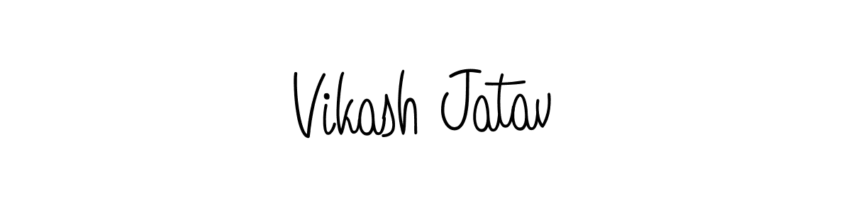 How to Draw Vikash Jatav signature style? Angelique-Rose-font-FFP is a latest design signature styles for name Vikash Jatav. Vikash Jatav signature style 5 images and pictures png