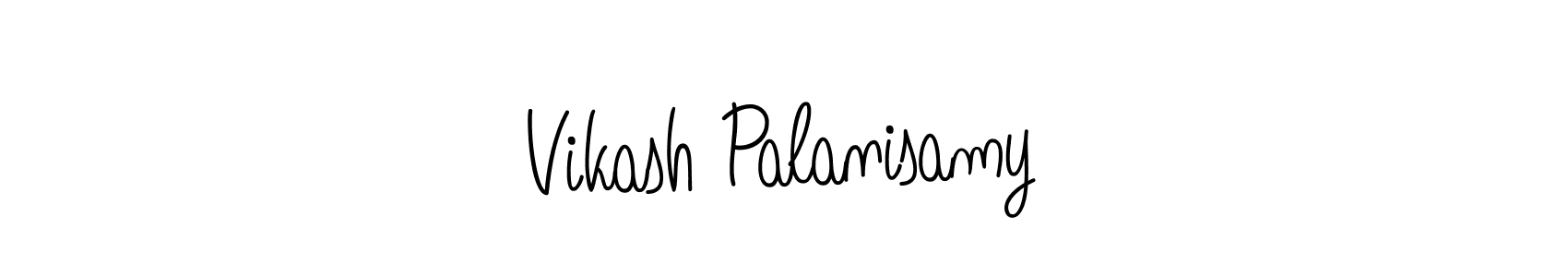 Create a beautiful signature design for name Vikash Palanisamy. With this signature (Angelique-Rose-font-FFP) fonts, you can make a handwritten signature for free. Vikash Palanisamy signature style 5 images and pictures png