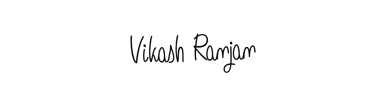 Design your own signature with our free online signature maker. With this signature software, you can create a handwritten (Angelique-Rose-font-FFP) signature for name Vikash Ranjan. Vikash Ranjan signature style 5 images and pictures png