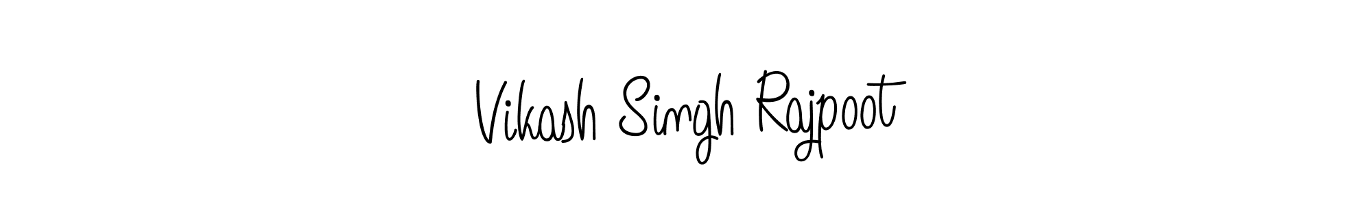 Design your own signature with our free online signature maker. With this signature software, you can create a handwritten (Angelique-Rose-font-FFP) signature for name Vikash Singh Rajpoot. Vikash Singh Rajpoot signature style 5 images and pictures png
