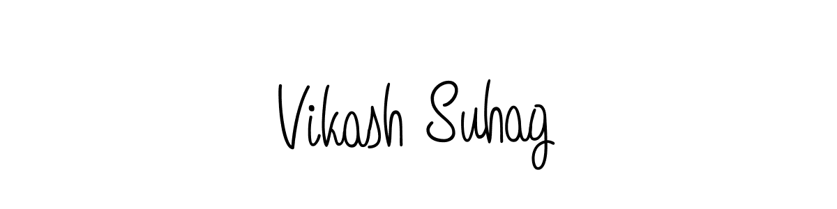 Also You can easily find your signature by using the search form. We will create Vikash Suhag name handwritten signature images for you free of cost using Angelique-Rose-font-FFP sign style. Vikash Suhag signature style 5 images and pictures png