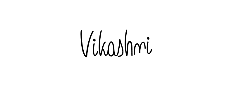 Design your own signature with our free online signature maker. With this signature software, you can create a handwritten (Angelique-Rose-font-FFP) signature for name Vikashni. Vikashni signature style 5 images and pictures png