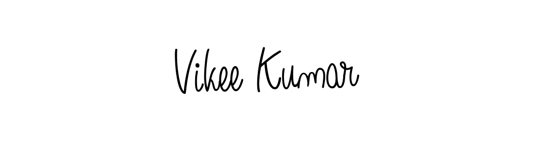 Also we have Vikee Kumar name is the best signature style. Create professional handwritten signature collection using Angelique-Rose-font-FFP autograph style. Vikee Kumar signature style 5 images and pictures png