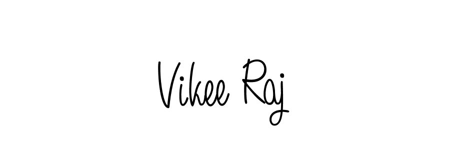 How to make Vikee Raj signature? Angelique-Rose-font-FFP is a professional autograph style. Create handwritten signature for Vikee Raj name. Vikee Raj signature style 5 images and pictures png