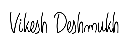 The Angelique-Rose-font-FFP font transforms the name Vikesh Deshmukh into an executive sign with sharp precision and distinguished character. Vikesh Deshmukh signature style 5 images and pictures png
