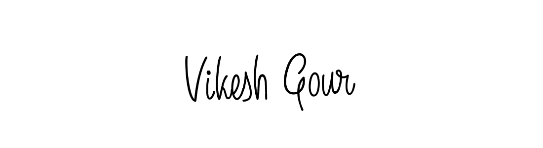 This is the best signature style for the Vikesh Gour name. Also you like these signature font (Angelique-Rose-font-FFP). Mix name signature. Vikesh Gour signature style 5 images and pictures png