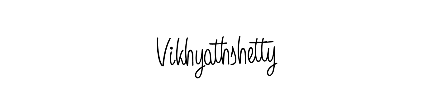 Similarly Angelique-Rose-font-FFP is the best handwritten signature design. Signature creator online .You can use it as an online autograph creator for name Vikhyathshetty. Vikhyathshetty signature style 5 images and pictures png
